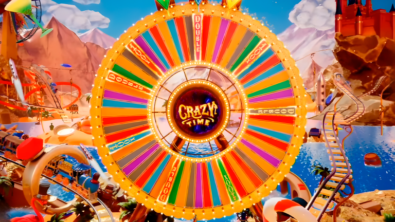 Online casino game wheel