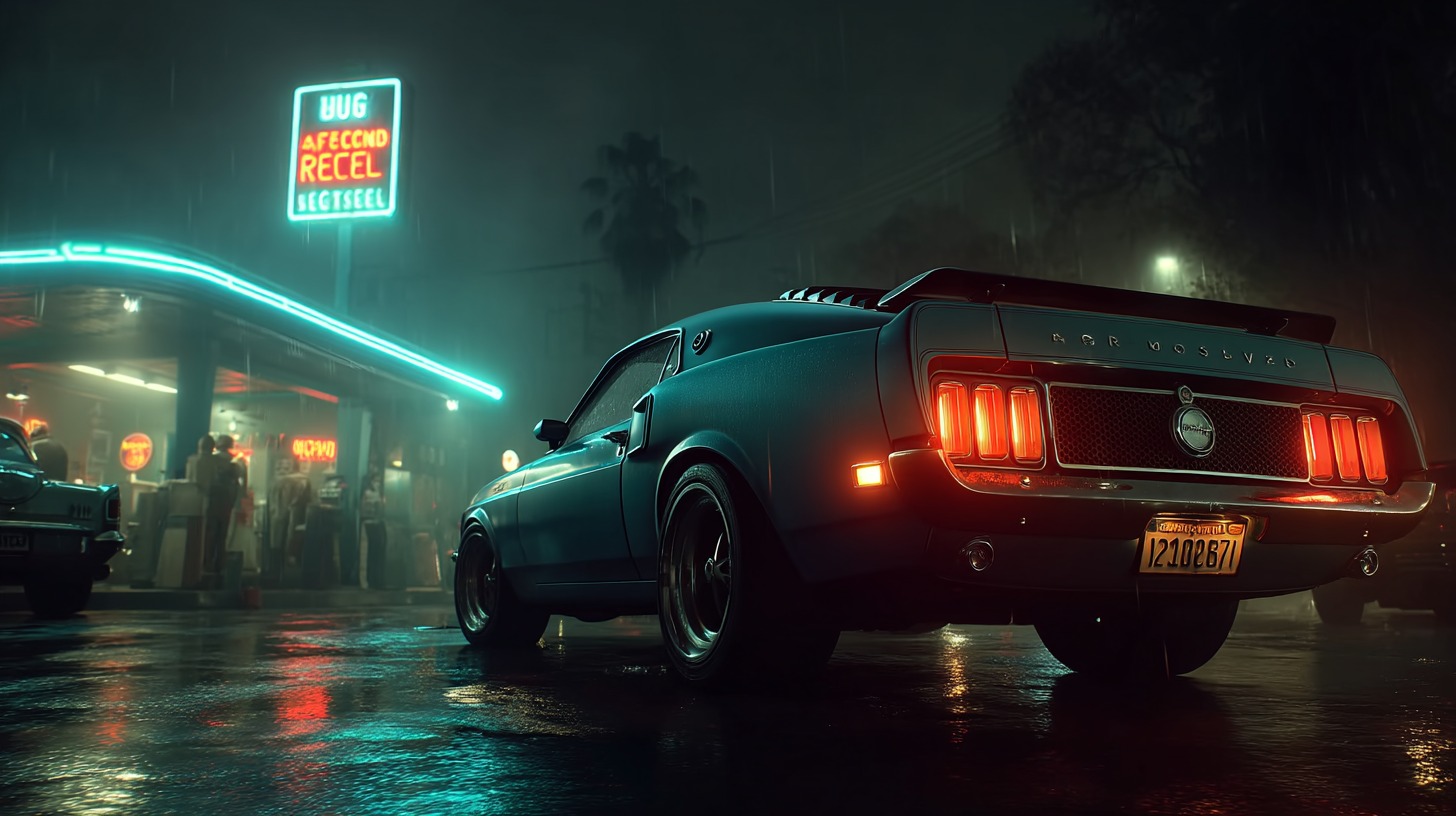 Неоновые подсветки в играх